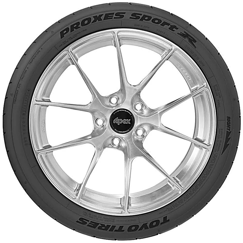 Toyo Proxes Sport R Tire 205/50R15 89V XL sidewall view