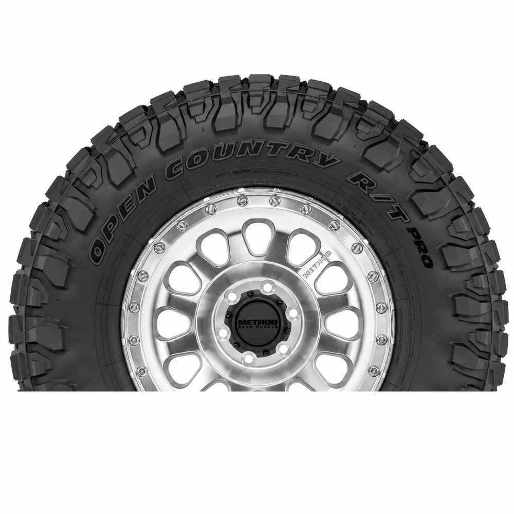 Toyo Open Country R/T Pro tire sidewall and shoulder tread