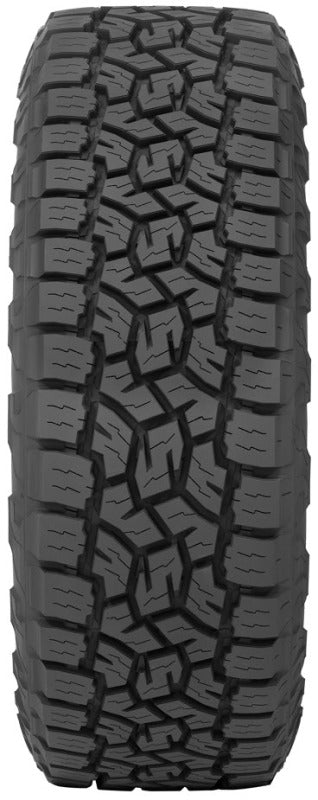 Toyo Open Country A/T III 34x10.50R17LT tire tread pattern close-up
