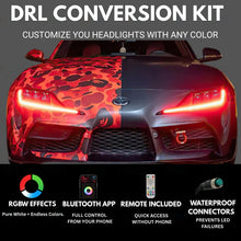 Load image into Gallery viewer, RGB Halo Kits Toyota Supra RGBW DRL boards (2020-2024)