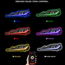 Load image into Gallery viewer, RGB Halo Kits Toyota Supra RGBW DRL boards (2020-2024)
