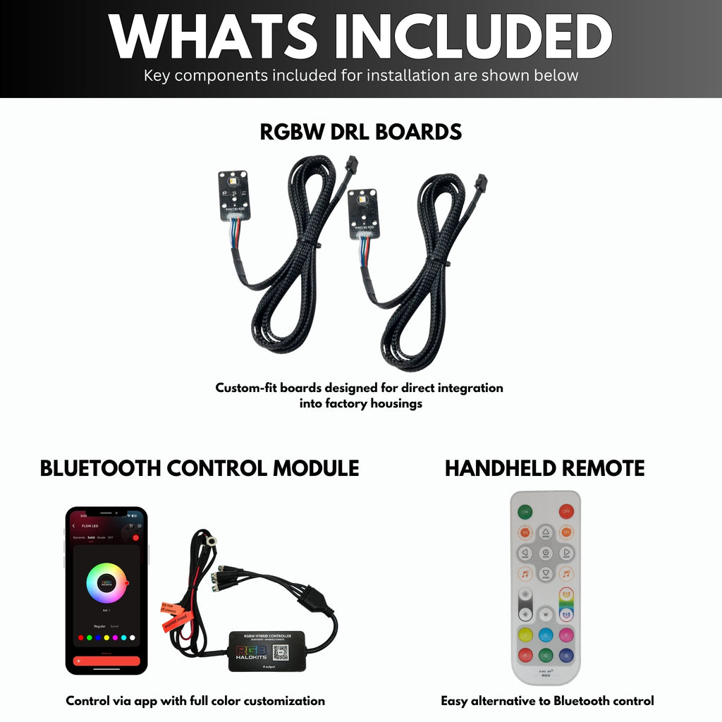 RGB Halo Kits Toyota Supra RGBW DRL boards (2020-2024)