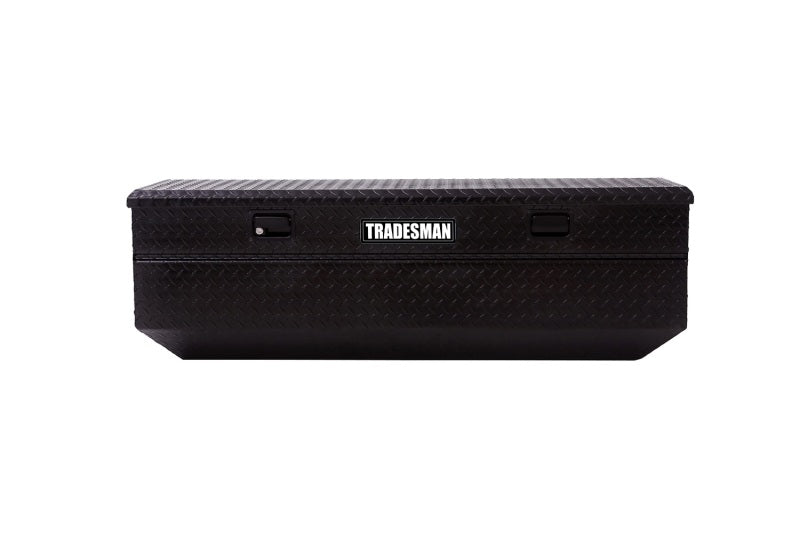 Tradesman 79456 aluminum tool box close-up diamond plate