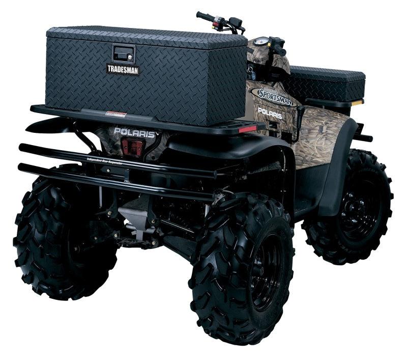 Tradesman Aluminum ATV Flush Mount Storage Box (32in.) - Black - Black Ops Auto Works