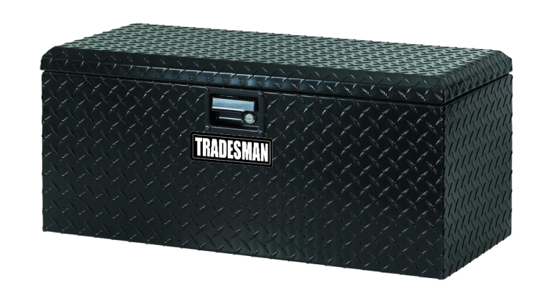 Tradesman Aluminum ATV Flush Mount Storage Box (32in.) - Black - Black Ops Auto Works