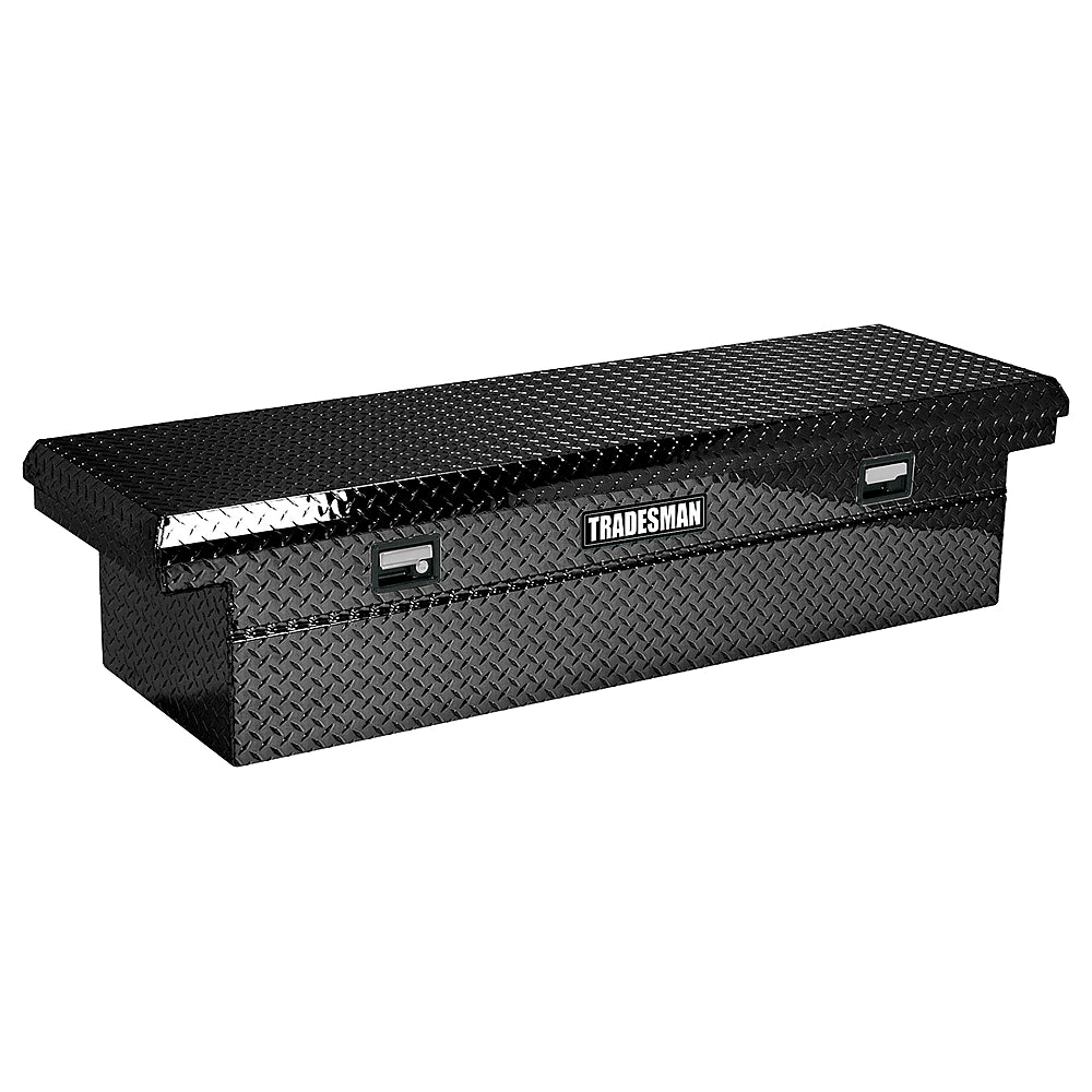 Tradesman 7111001LP Aluminum Economy Cross Bed Low-Profile Truck Tool Box (70in.) - Black