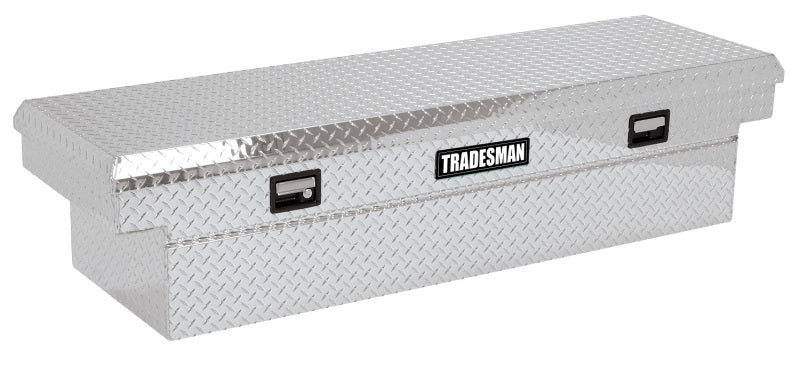 Tradesman Aluminum Single Lid Cross Bed Truck Tool Box (70in.) - Brite - Black Ops Auto Works