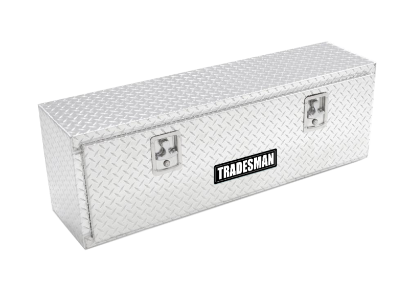 Tradesman Aluminum Top Mount L-Wing Box (60in.) - Brite - Black Ops Auto Works