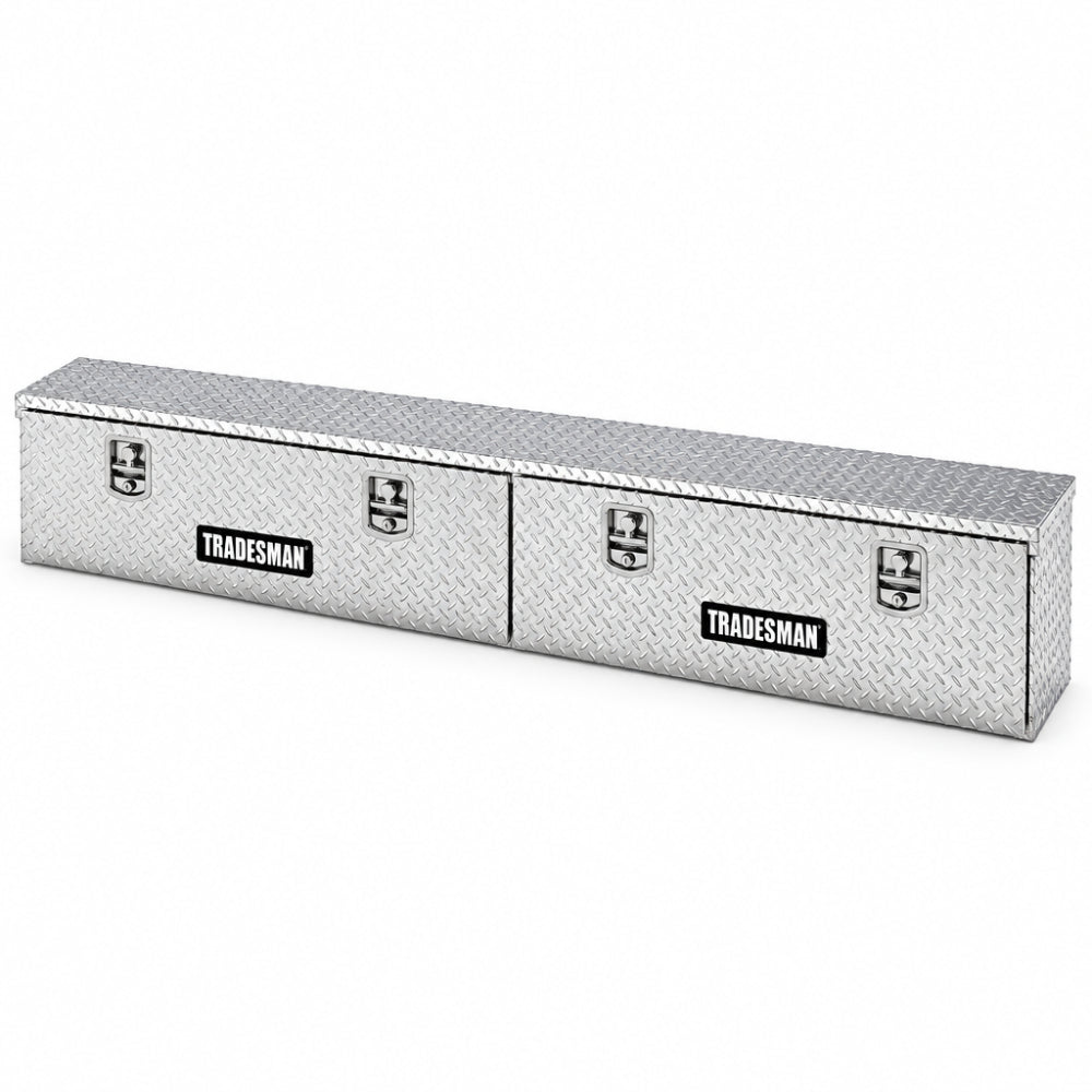 Tradesman 8196T Aluminum Top Mount L-Wing Box (96in.) - Brite