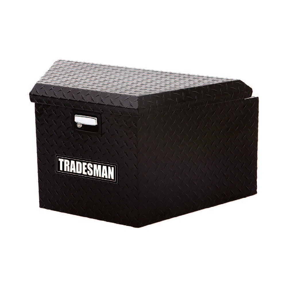 Tradesman 76120 Aluminum Trailer Tongue Storage Box (16in.) - Black