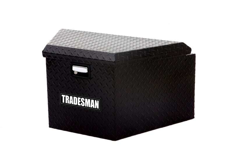 Tradesman Aluminum Trailer Tongue Storage Box (16in.) - Black - Black Ops Auto Works