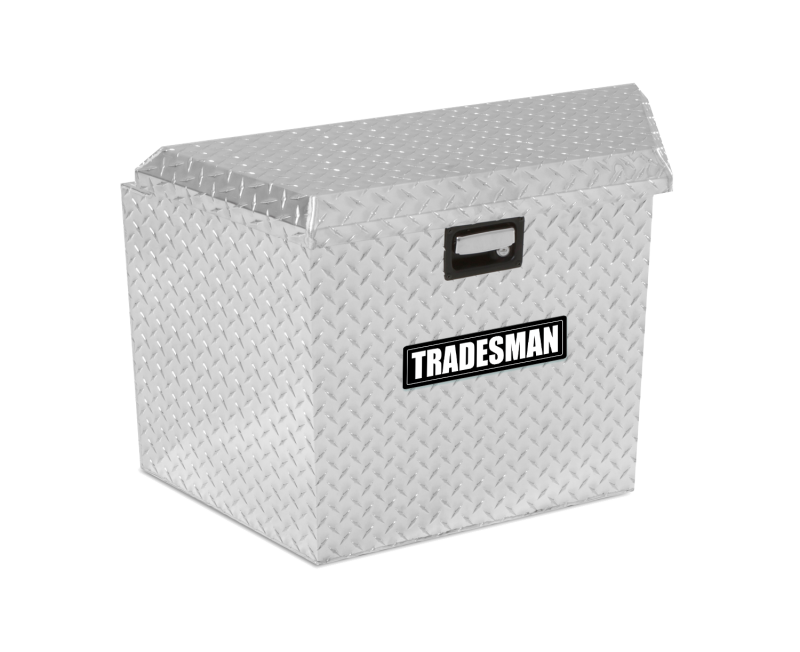 Tradesman Aluminum Trailer Tongue Storage Box (21in.) - Brite - Black Ops Auto Works
