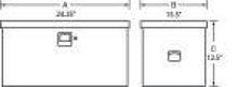 Load image into Gallery viewer, Tradesman Steel Job Site Box/Chest (Light Duty/Small) (24in.) - White - Black Ops Auto Works