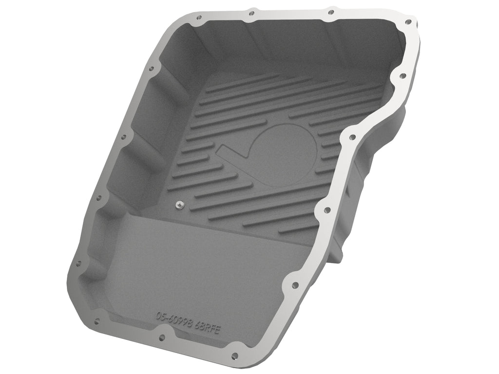 Transmission Pan Cover (Raw); Dodge Diesel Trucks 07.5-12 L6-6.7L (td) aFe AFE46-70060