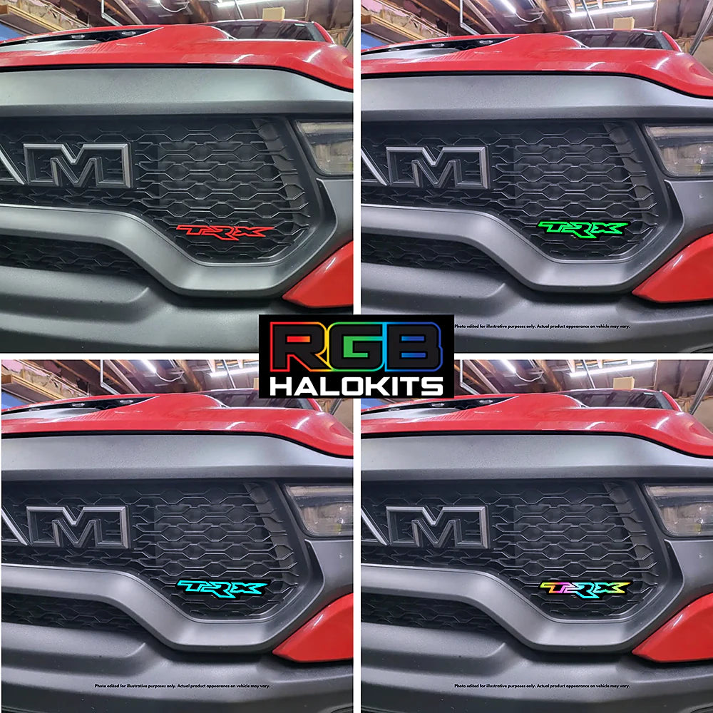 -TRX LED Badge: (Multicolor)-Illuminated LED Emblems-RGB Halo Kits