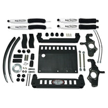 Load image into Gallery viewer, Tuff Country 4-inch lift kit components laid out: control arms, brackets, sway bar links, and hardware