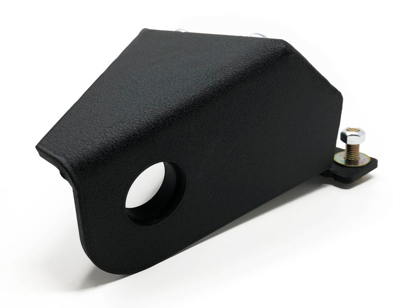 Tuff Country drop radius arm bracket, single bracket side view showing plate shape and bolt