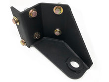 Load image into Gallery viewer, Tuff Country drop radius arm bracket, angled view showing welded gusset and hardware
