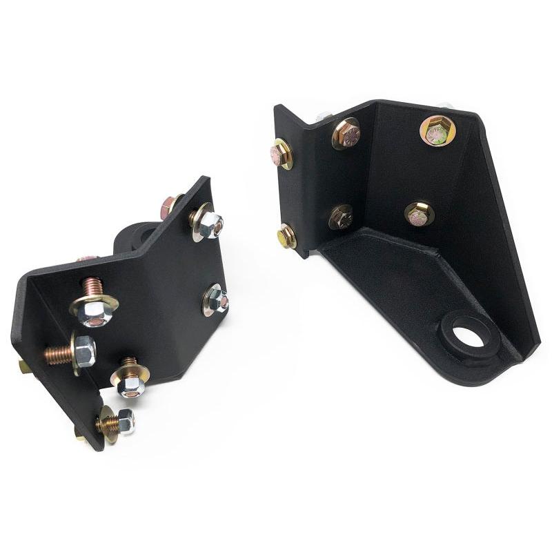 Tuff Country drop radius arm bracket pair with mounting hardware, both brackets shown