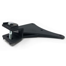 Load image into Gallery viewer, Tuff Country track bar drop bracket, side view showing bolt-on tab and mounting hole