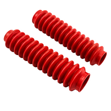 Load image into Gallery viewer, Tuff Country red shock boots universal pair with shock ties