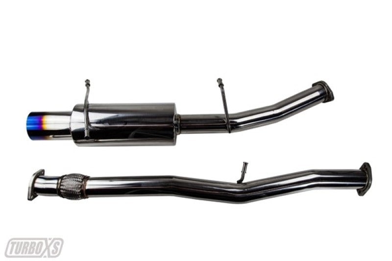 Turbo XS 02-07 WRX-STi Catback Exhaust Blued Tips - Black Ops Auto Works