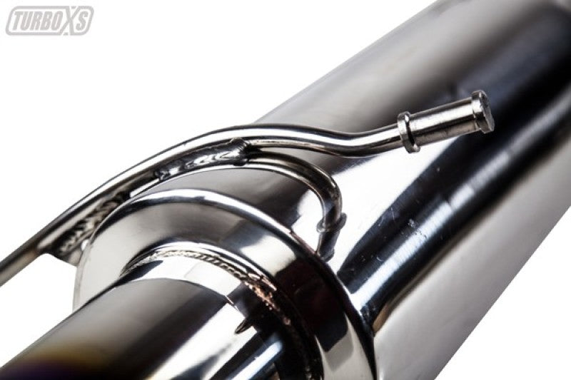 Turbo XS 02-07 WRX-STi Rear Muffler Assembly w/ Titanium Tip - Black Ops Auto Works