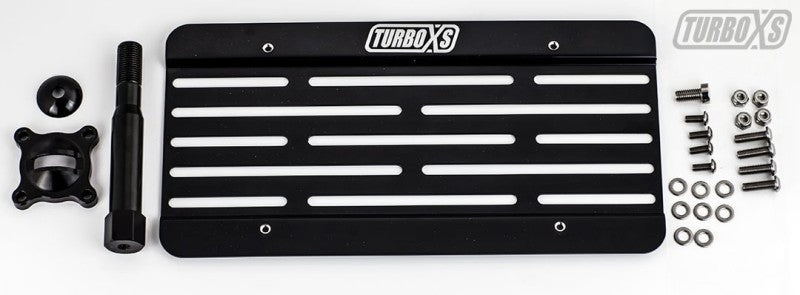 Turbo XS 09-14 Hyundai Genesis Coupe License Plate Relocation Kit - Black Ops Auto Works