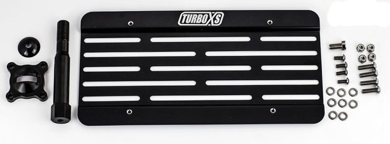 Turbo XS 09-17 Nissan GT-R Towtag License Plate Relocation Kit - Black Ops Auto Works