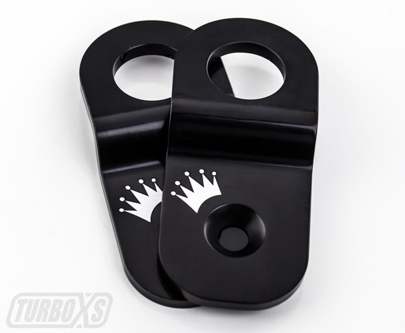 Turbo XS 15-16 Subaru WRX/STI Billet Aluminum Radiator Stay - Black - Black Ops Auto Works