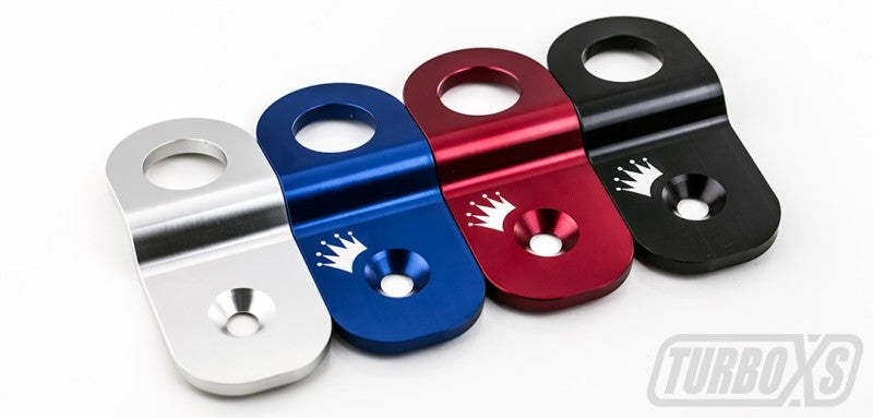 Turbo XS 15-16 Subaru WRX/STI Billet Aluminum Radiator Stay - Black - Black Ops Auto Works