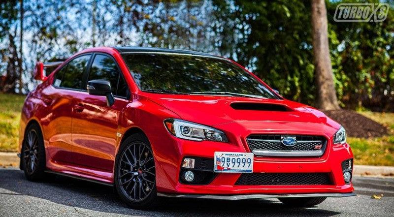 Turbo XS 15-17 Subaru WRX/STI License Plate Relocation Kit - Black Ops Auto Works