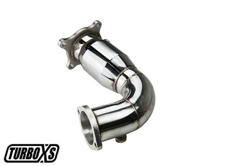 Turbo XS 2015+ Subaru WRX Front Pipe w/ Catalytic Converter - Black Ops Auto Works