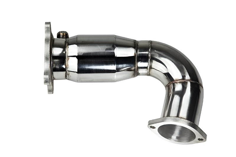 Turbo XS 2015+ Subaru WRX Front Pipe w/ Catalytic Converter - Black Ops Auto Works