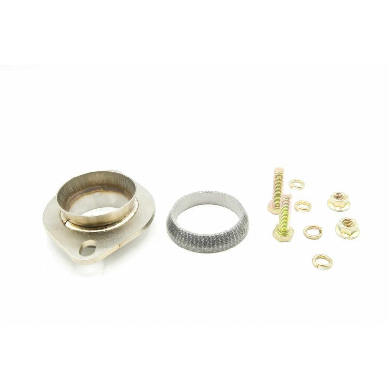 Turbo XS Subaru WRX/STi 3in Downpipe to OEM Cat-Back Adapter w/OEM Donut Gasket - Black Ops Auto Works