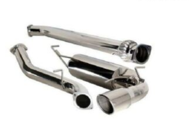 Turbo XS 08+ WRX Hatch Catback Exhaust Polished Tips