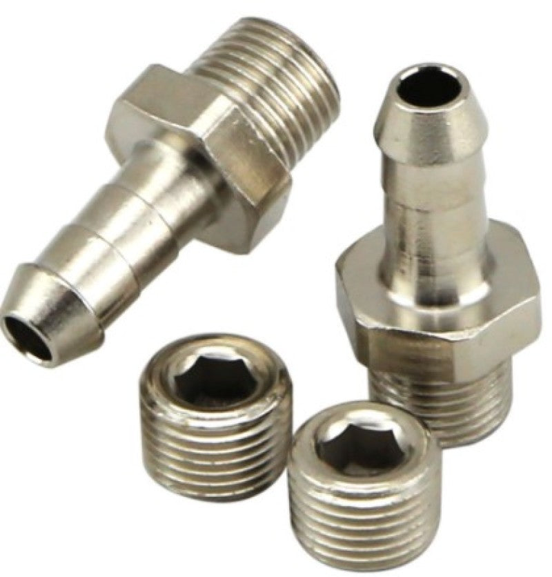 Turbosmart 1/8in NPT 6mm Hose Tail Fittings and Blanks - Black Ops Auto Works