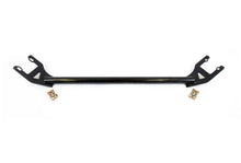 Load image into Gallery viewer, UMI 3055-B gloss black jig built rear shock tower brace with 1-1/4 inch tubing MIG welded to 3/16 inch laser cut brackets with slotted mounting holes, for 1978-1988 GM G-Body.