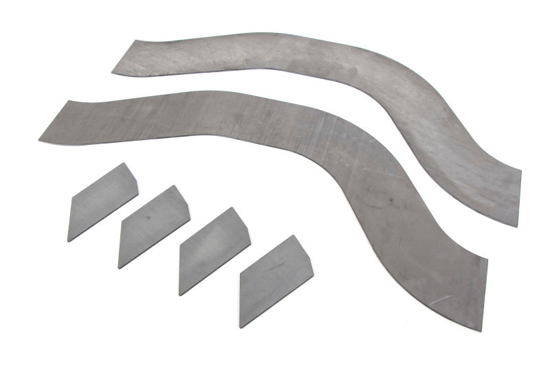 UMI 3061 bare 1/8 inch laser cut mild steel rear frame notch kit with two large contour plates and four small end enclosure plates for 1978-1988 GM G-Body.