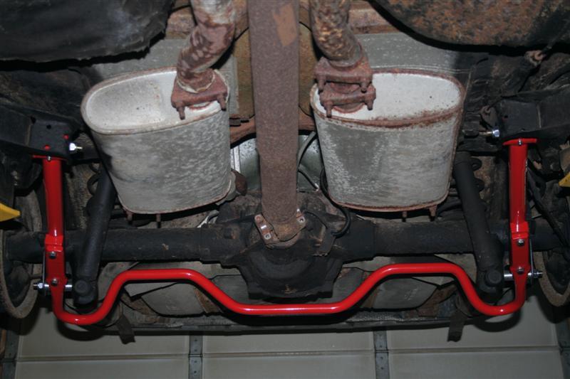 Second view of the 3614-B rod end adjustable rear lower control arms.
