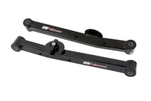 Load image into Gallery viewer, UMI Performance 3655-B black boxed rear lower control arms, also called trailing arms, for the 1965-1970 Chevrolet Impala, Bel Air, Biscayne and Caprice.