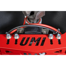 Load image into Gallery viewer, UMI Performance G-Body Transmission Crossmember UMI logo close up
