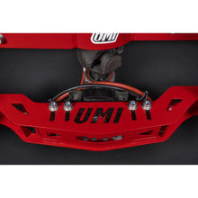 Load image into Gallery viewer, UMI Performance G-Body Transmission Crossmember driveline detail with UMI branding