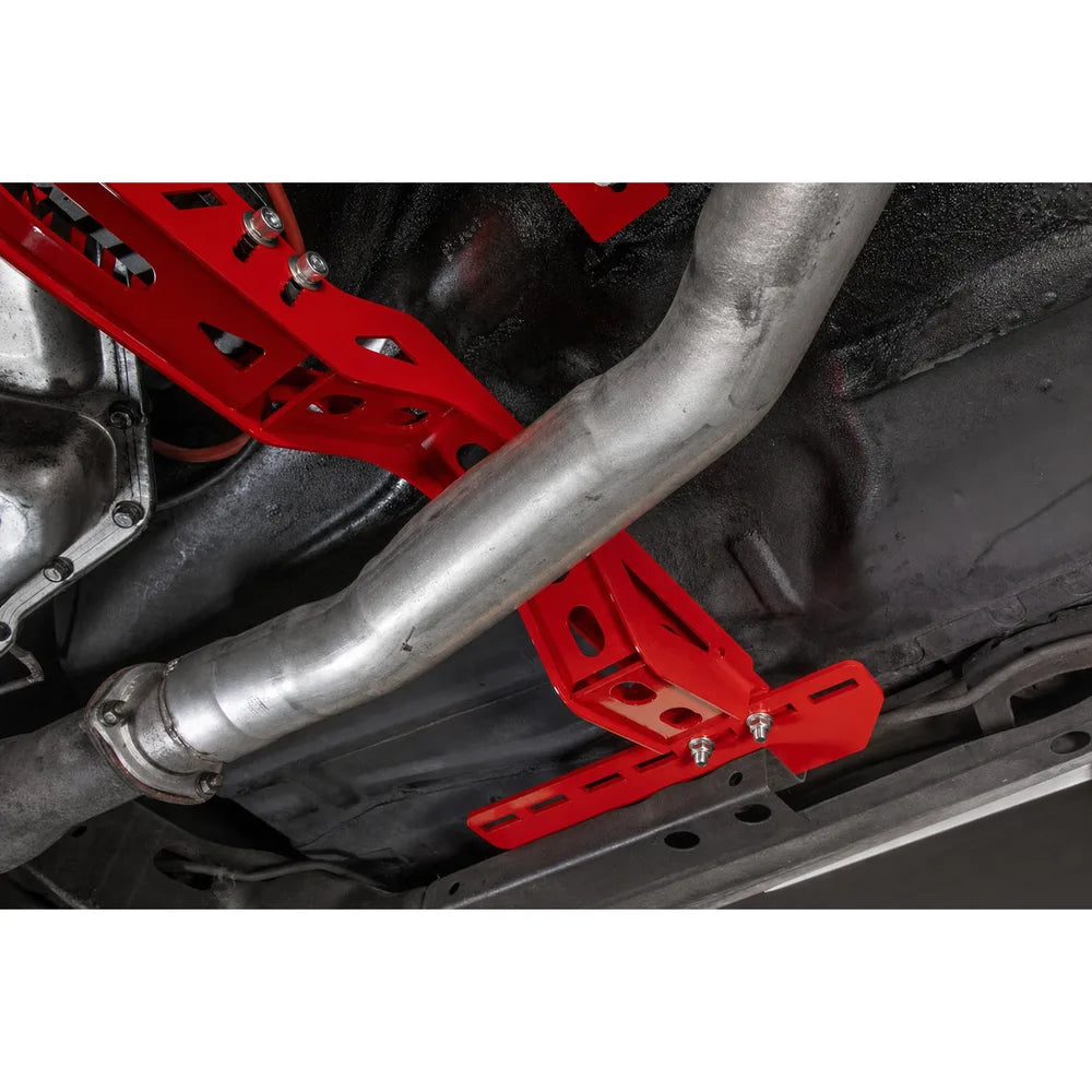 UMI Performance G-Body Transmission Crossmember exhaust clearance view