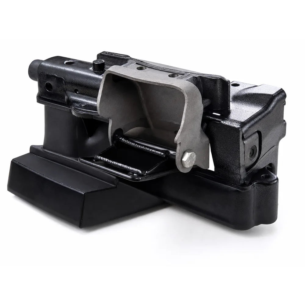 UMI Performance Frame Side Solid Engine Mounts installed close up angle