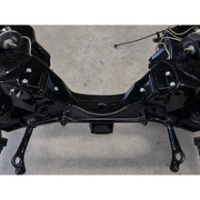 Load image into Gallery viewer, UMI Performance Frame Side Solid Engine Mounts full front suspension crossmember view