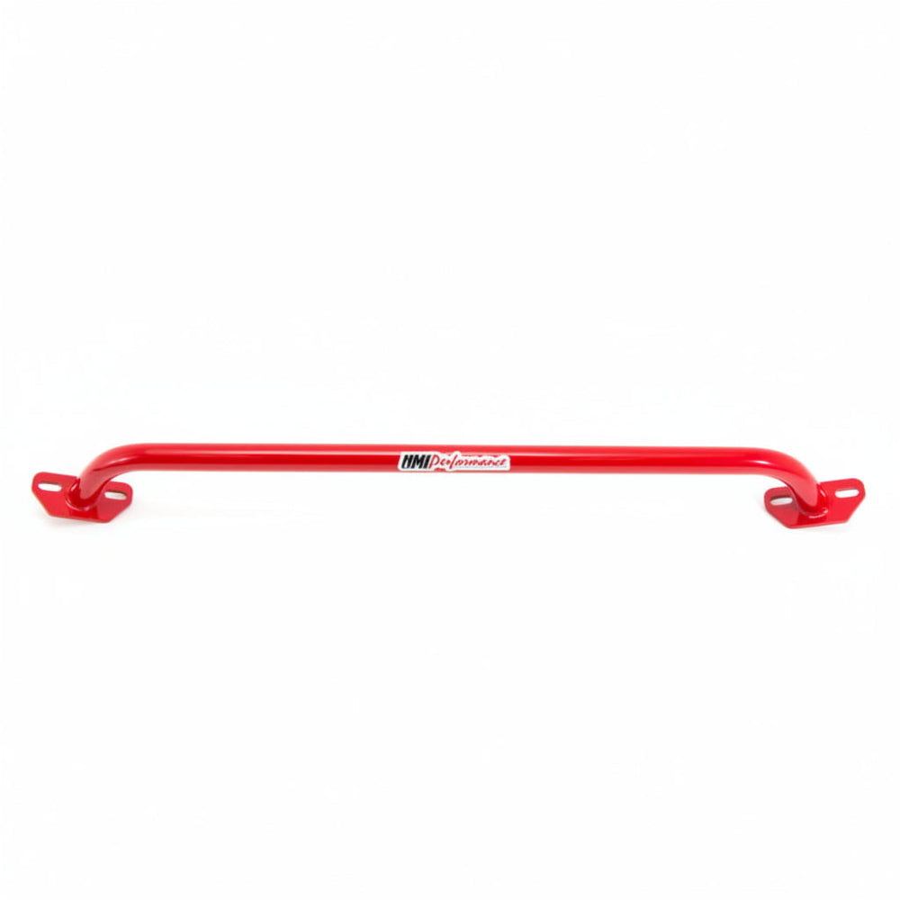 UMI Performance red powder coated shock tower brace for 1993-2002 Camaro and Firebird