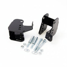 Load image into Gallery viewer, UMI Performance black bolt-in lower control arm relocation brackets for 1982-2002 GM F-body