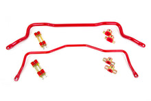 Load image into Gallery viewer, UMI Performance red powder-coated front and rear tubular sway bar kit for 1993-2002 Camaro and Firebird, 35mm front and 22mm rear