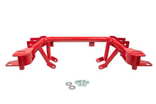 Load image into Gallery viewer, UMI 2320-R red tubular K-member shown at an angle against a plain background